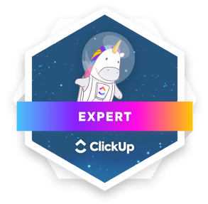 Badge ClickUp Expert